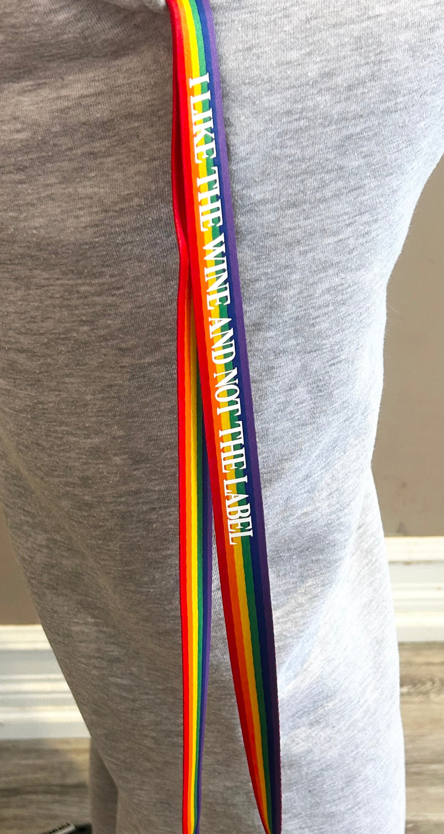 INTO THE WINE AND NOT THE LABEL Lanyard
