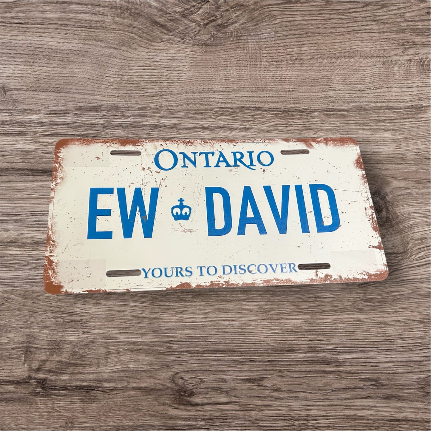 Ew David License Plate