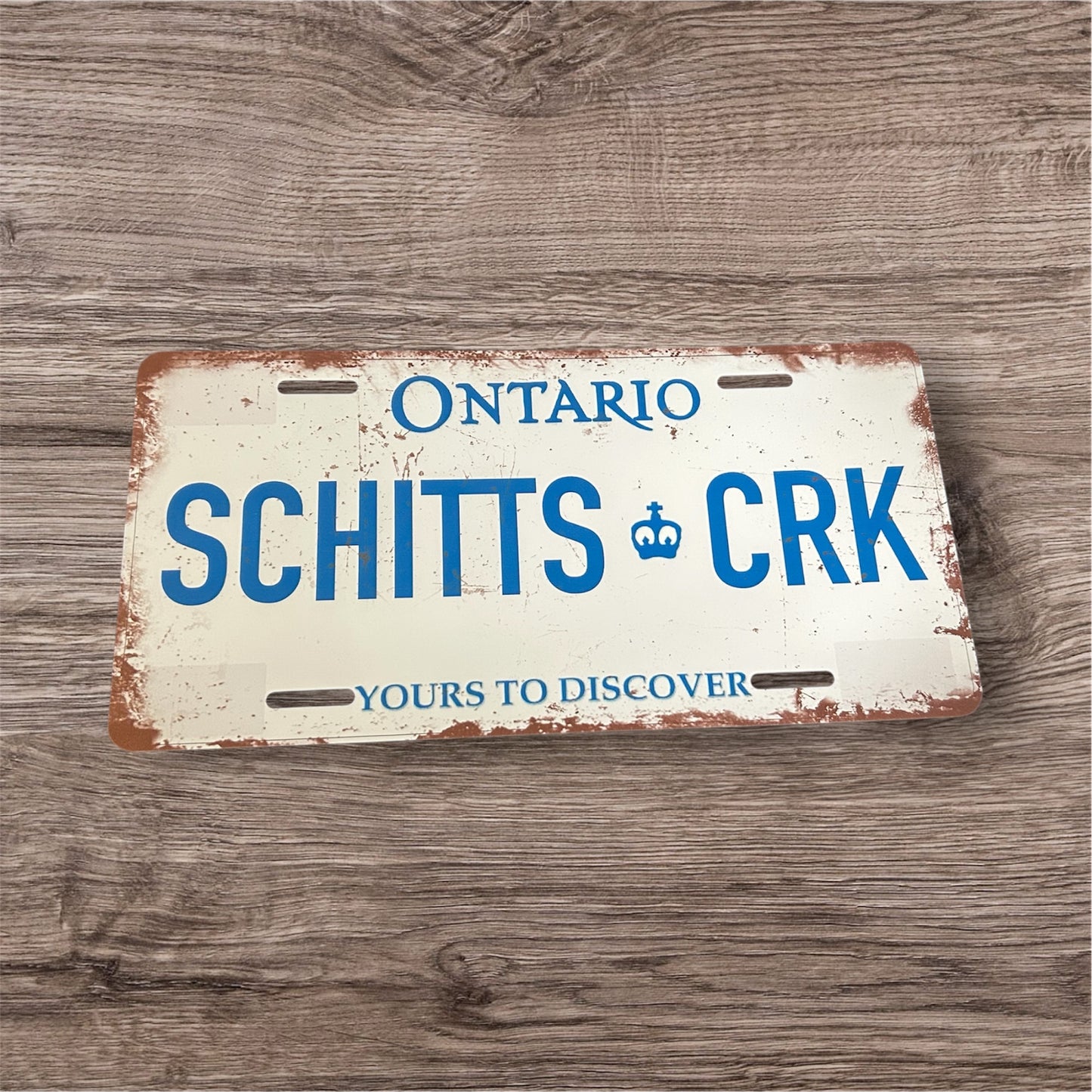 Schitts Creek License Plate