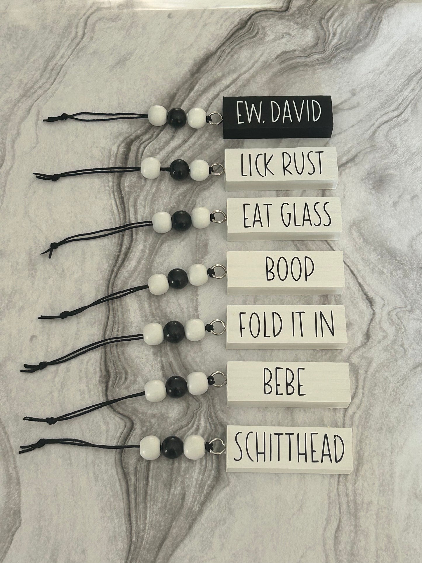 Quote Ornaments (set)