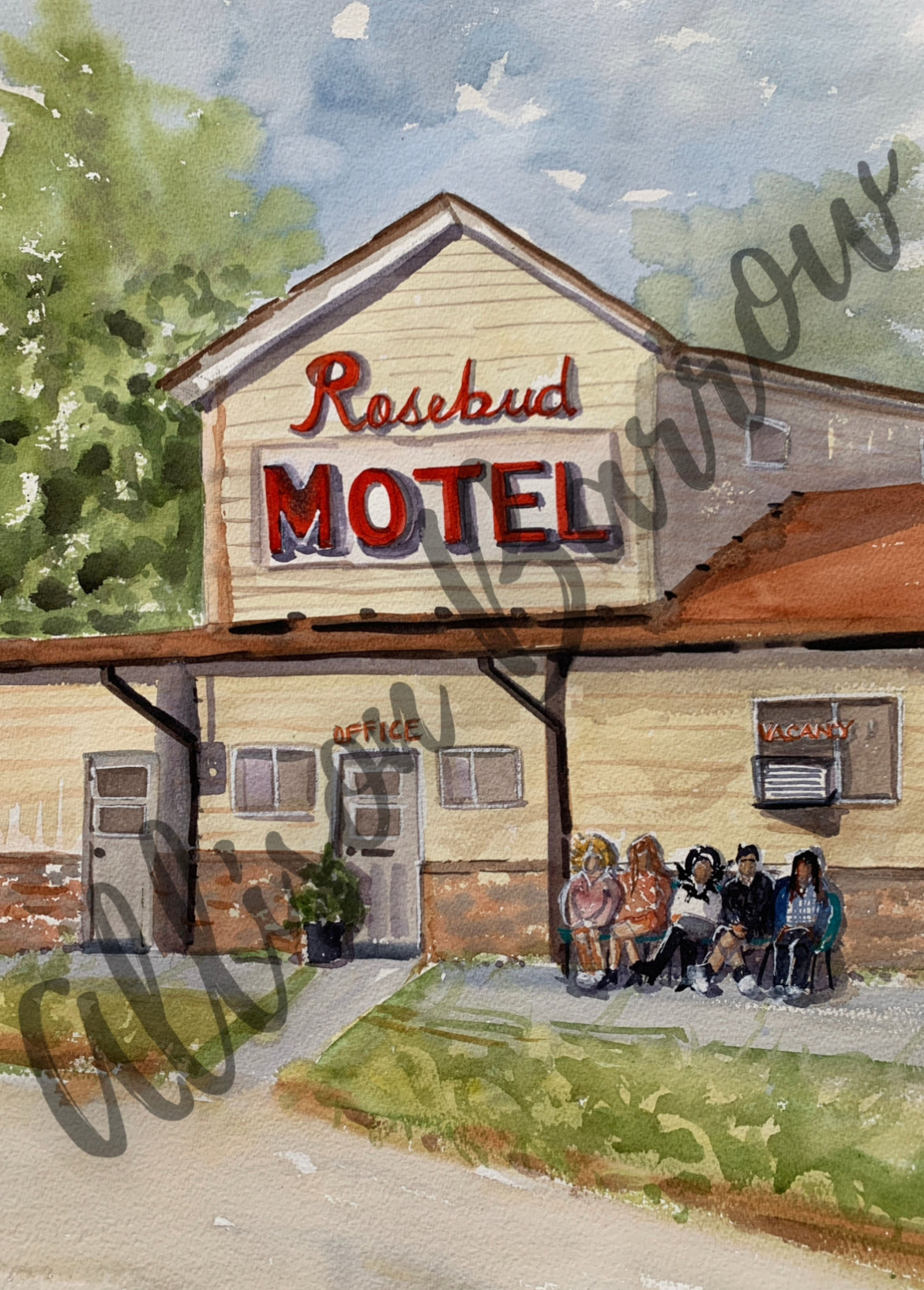 Rosebud Motel Poster Print